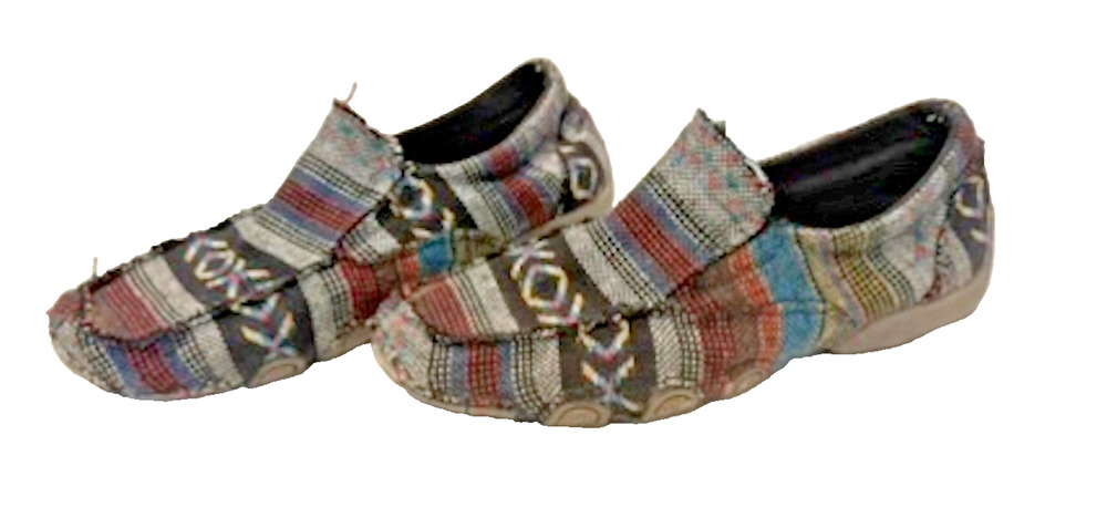 Roper Women's Fabric Casual Western Driving Mocs 09-021-1776-0124 Sz8.5